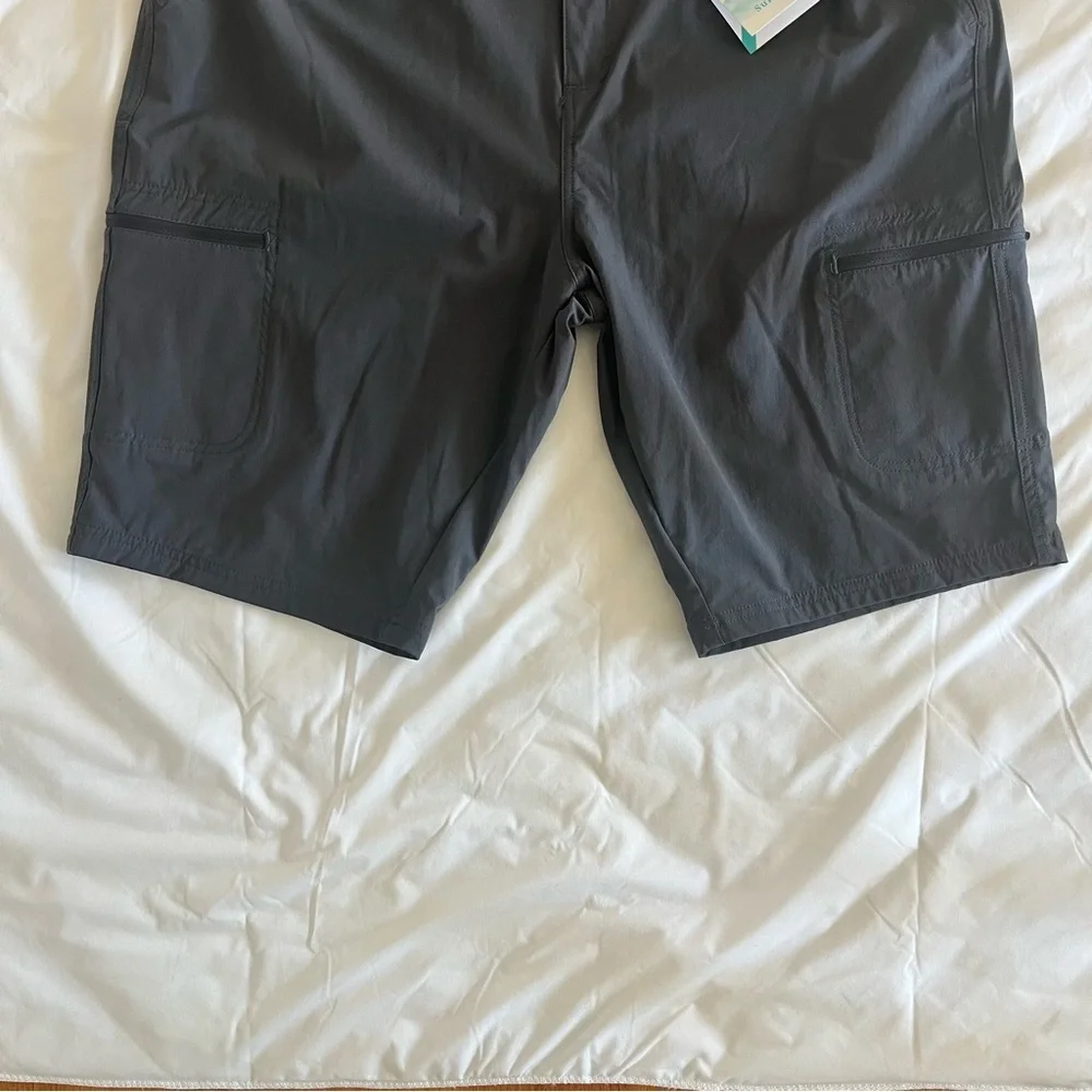 Willit Men's NWT Cargo Hiking Shorts UPF 50+ Sun Protection Gray Gorpcore Sz XL